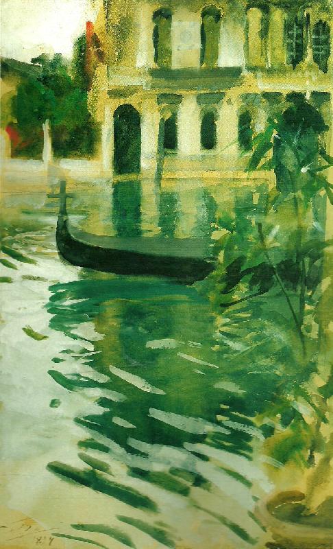 gondol, venedig, Anders Zorn